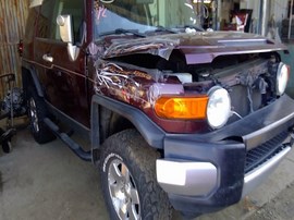 2007 TOYOTA FJ CRUISER, BURGUNDY, 4.0L, 4WD, AT.  Z25028